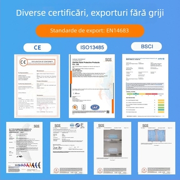Combinezon de protecție de unică folosință pentru spații de procesare a alimentelor și creșterea animalelor – impermeabil, rezistent la praf și la ulei, alb, dintr-o bucată