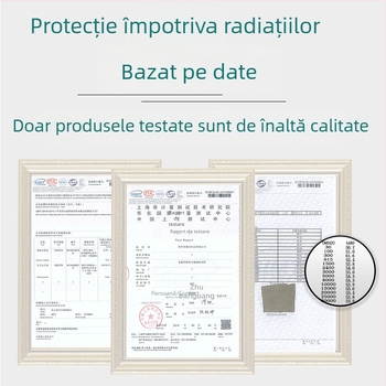 Minnie Tricou unisex pentru patru anotimpuri, cu protecție împotriva radiațiilor, fibre de argint
