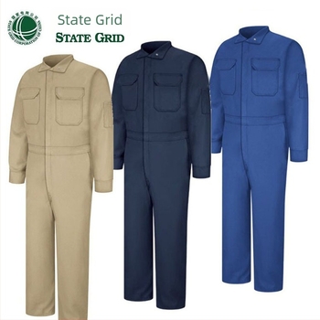 Salopetă ignifugă cu protecție la arc, 8 cal, anti-statică, reflectorizantă, pentru industria petrolieră și chimică