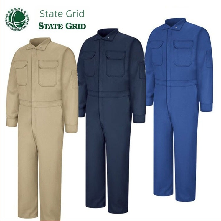 Salopetă ignifugă cu protecție la arc, 8 cal, anti-statică, reflectorizantă, pentru industria petrolieră și chimică