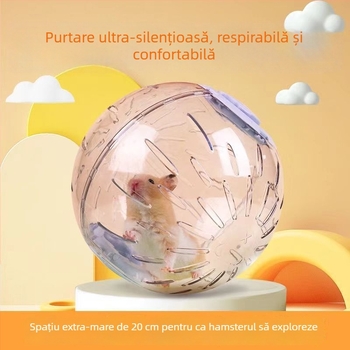 Minge de alergare pentru hamster – jucărie pentru alungarea plictiselii, minge de exerciții silențioasă, minge mare pentru exterior