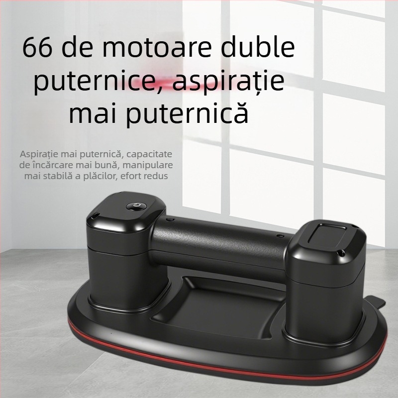 Ventuză electrică pentru sticlă, destinată ridicării obiectelor grele și manipulării plăcilor mari