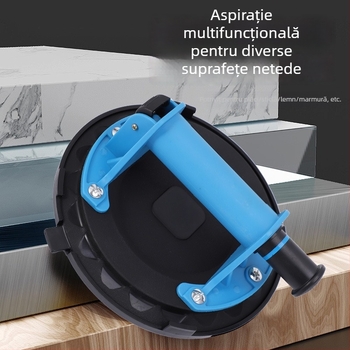 Cupe de vid manuale cu pompă de aer, industrială, cu manometru, prindere puternică, ridicator pentru plăci și sticlă