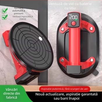 Cupă de vid electrică, instrument puternic pentru montaj plăcilor, manipulare a plăcilor mari din sticlă