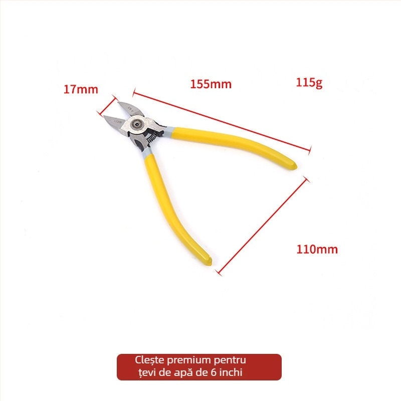 Set de clești pentru sârmă, 8 inchi și 6 inchi, clește cu vârf ascuțit, clește multifuncțional pentru dezizolarea cablurilor, pentru instalații electrice casnice