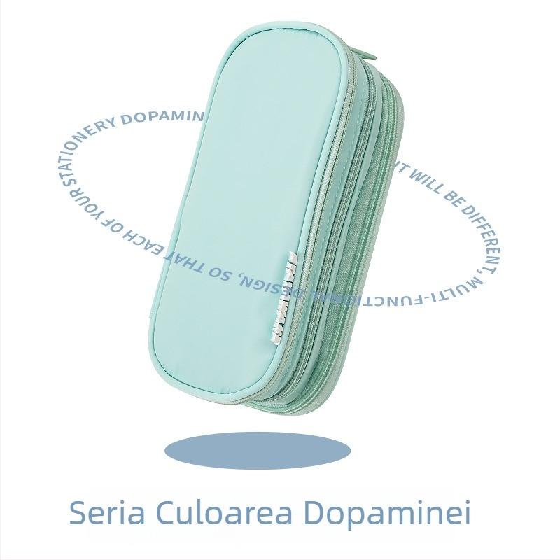 Penar din pânză, de înaltă calitate, cu mai multe compartimente, capacitate mare, culoare solidă, design minimalist pentru elevi