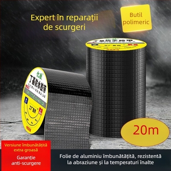 Bandă autoadezivă din butil pentru țigle metalice de acoperiș - etanșare fisuri