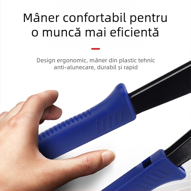Clește crimpare pentru terminale din cupru, tip U, cu gură deschisă, presare la rece, instrument manual pentru cabluri, 5-500A