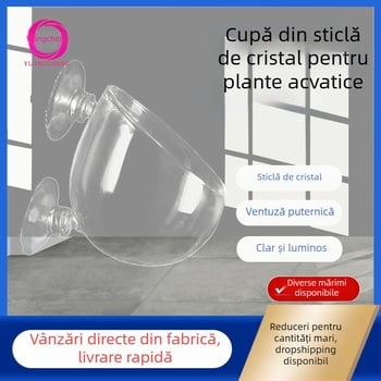 Vas de sticlă pentru acvariu pentru cultivarea plantelor acvatice