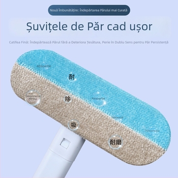 Perie pentru îndepărtarea părului de animale de companie pentru pisici și câini — curățare covoare, canapele și paturi
