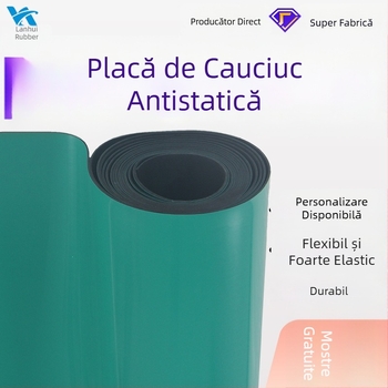 Covoraș anti-static pentru masă de lucru, RoHS fără halogeni, placă de cauciuc conductiv, 2 mm/3 mm