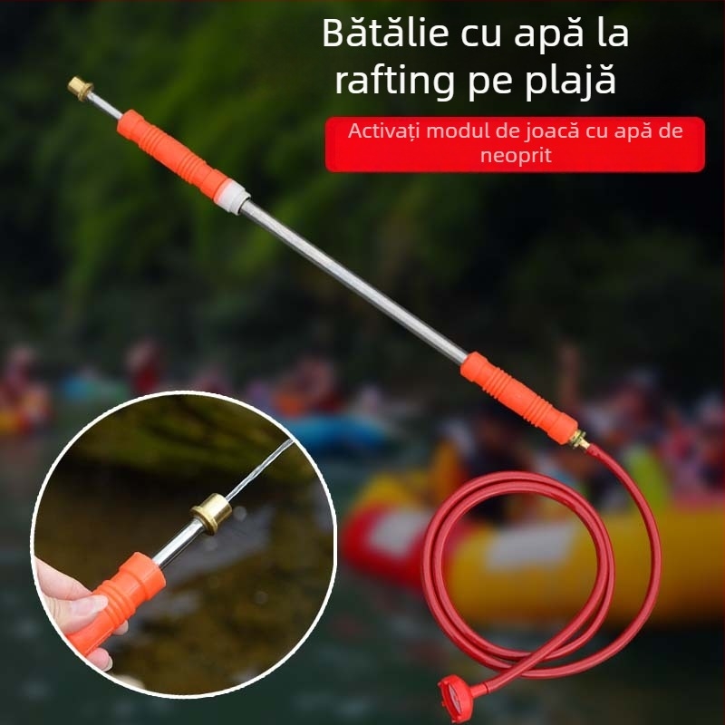 Pistol de stropit pentru grădină din oțel inoxidabil, tijă de pulverizare manuală
