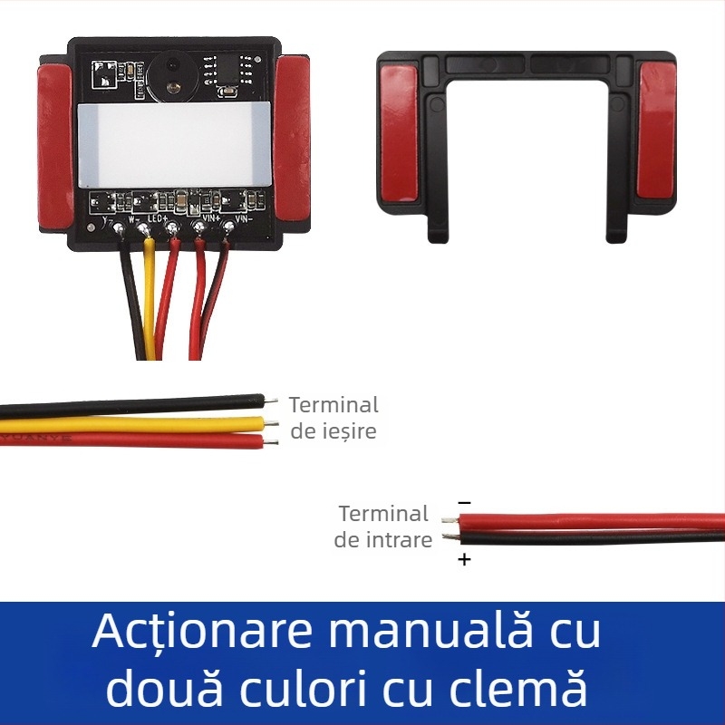 Bandă LED cu senzor de scanare a mâinii pentru oglindă