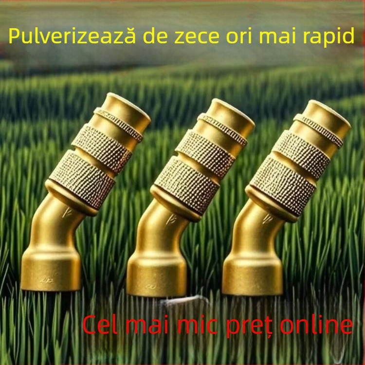 Duza de pulverizare reglabilă din cupru, înaltă presiune, pentru irigare prin micro-aspersie, grădină de casă