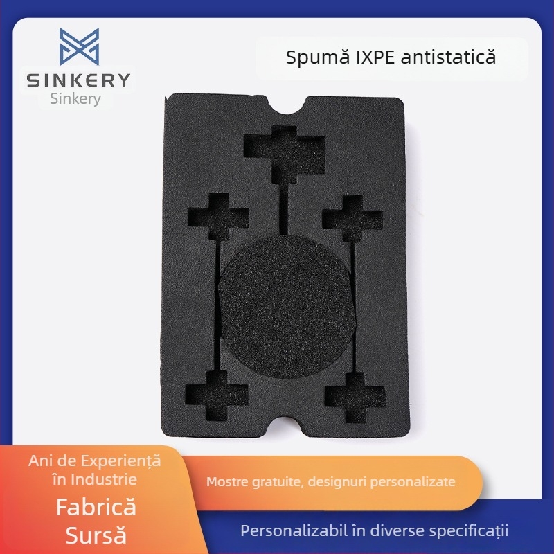 Spumă IxPE conductivă antistat, izolație cu înveliș impermeabil și spumă EPE absorbantă la șocuri