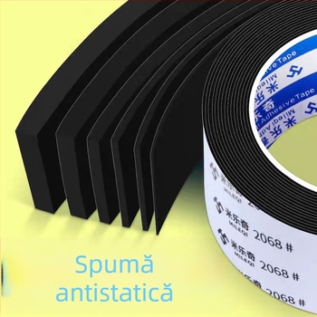 Covoraș EVA negru antistat pentru sisteme fotovoltaice, absorbție a șocurilor