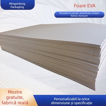 Foaie albă EVA din spumă, antistatice, placă EVA de 60°, garnituri colorate și umpluturi pentru ambalare