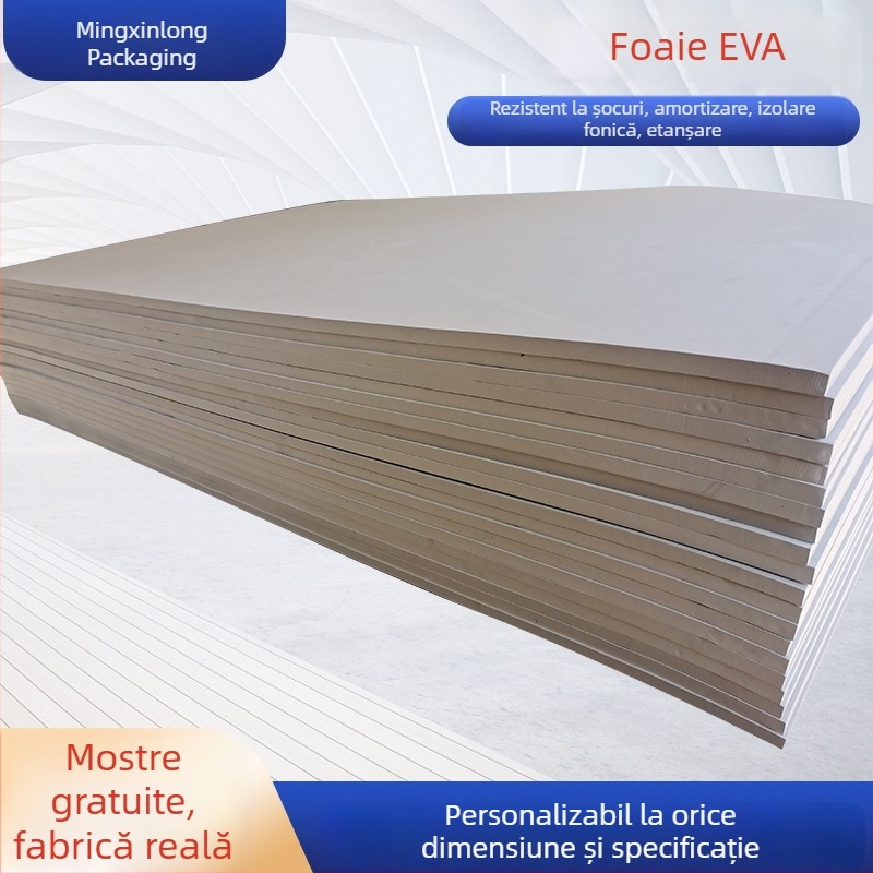Foaie albă EVA din spumă, antistatice, placă EVA de 60°, garnituri colorate și umpluturi pentru ambalare
