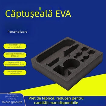Cutie de unelte cu căptușeală interioară EVA ignifugă pentru drone, EVA anti-static, burete de ambalare pentru electronice și spumă rezistentă la presiune