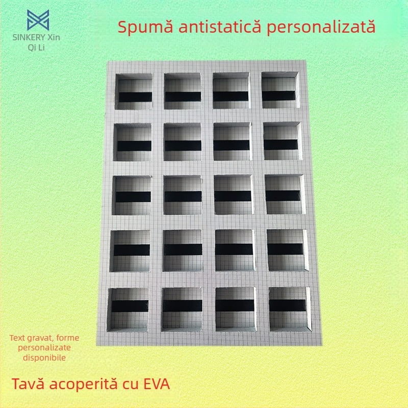 Spumă EVA anti-static pentru ambalare, acoperire din țesătură