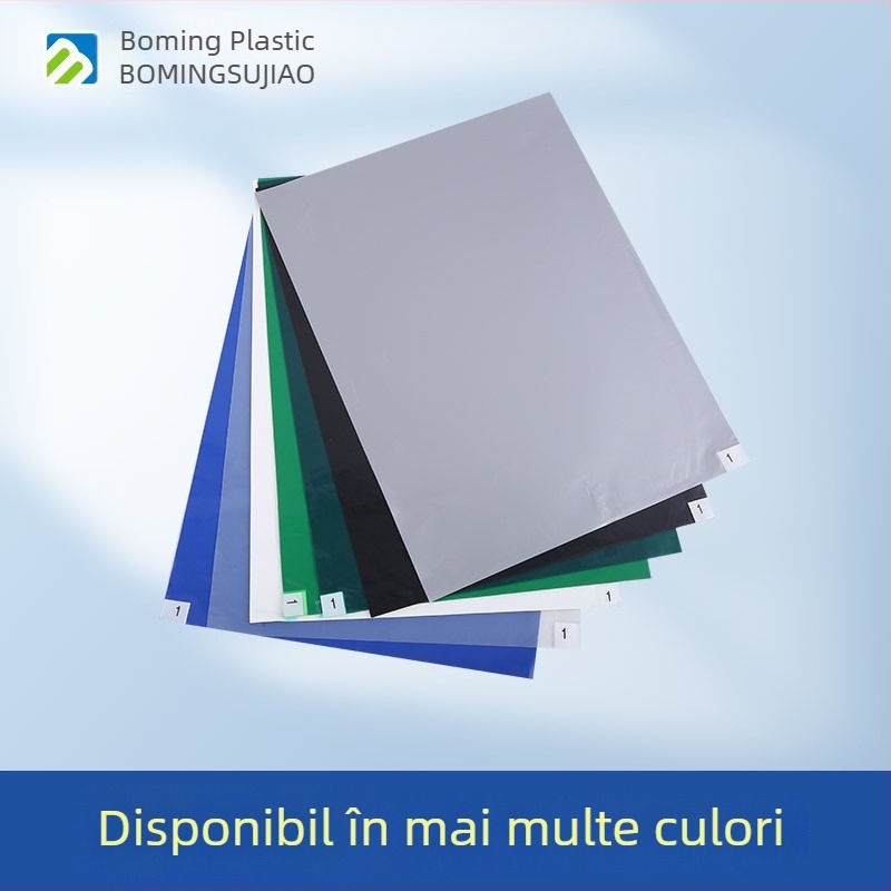 Pad lipicios pentru praf, verde, de unică folosință, 18×24 cm; PE transparent, ruptibil, 45×60 cm
