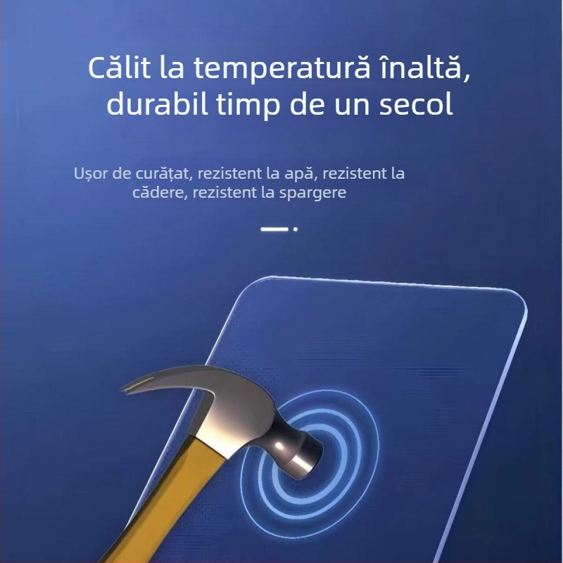 Pad de mouse din sticlă temperată, mic, pentru gaming, suprafață netedă anti-statice, Full HD