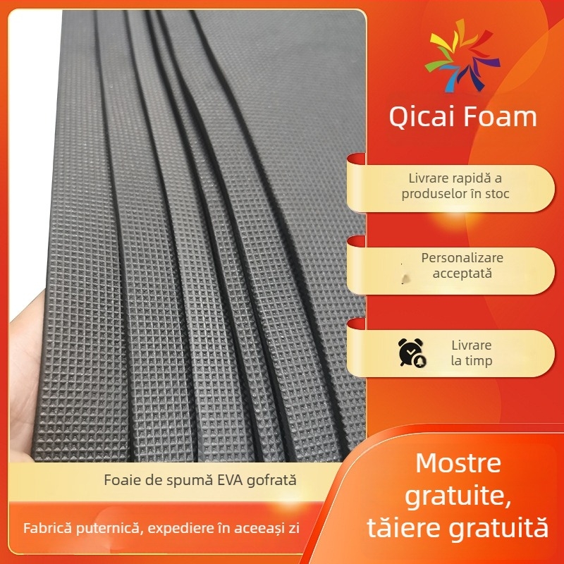 Foaie de spumă EVA cu textură embosată, rezistentă la foc, antistatice, amortizantă la șocuri