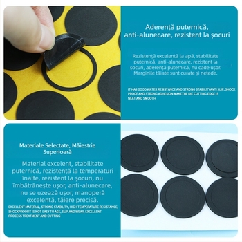 PORON neagră placă din spumă pentru tastatură, anti-static, absorbantă la șocuri, anti-alunecare