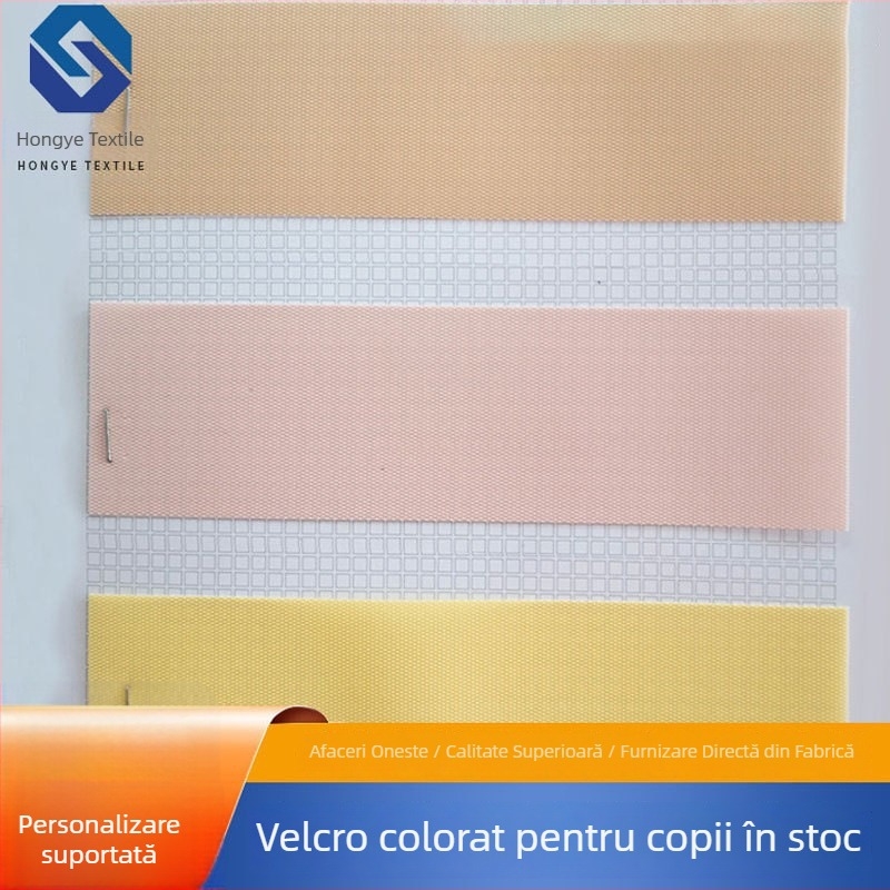 Nailon Velcro colorat – ușor, moale și prietenos cu pielea, cârlig de injecție, în stoc