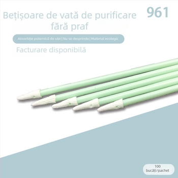Bețișoare de bumbac fără praf, cap de burete, pentru curățare anti-statică a imprimantelor Inkjet și a celor de mari dimensiuni
