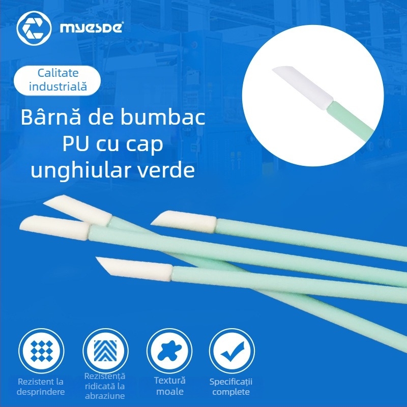 Tampon de curățare PU unghiular pentru duzele imprimantei, cu proprietăți antistatice și absorbante de apă