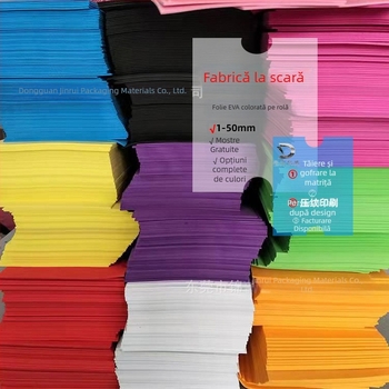 Foaie EVA negru‑albă de 38 de grade, cu bază adezivă, panou EVA, burete EVA antistat, ignifugă, umplutură ecologică prietenoasă mediului