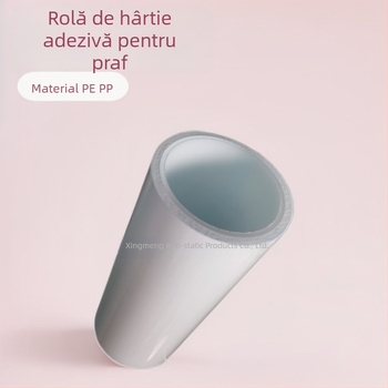 Rola de hârtie pentru îndepărtarea prafului, material PE alb și PP, role adezive pentru praf, diferite dimensiuni și viscozități