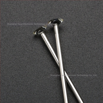 ESD bețișor de îndepărtare praf în formă de umbrelă, cu tijă din oțel inoxidabil, 150 mm × 5 mm, vârf de curățare cu adeziv, anti-static