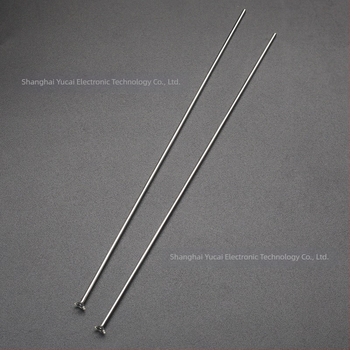 ESD bețișor de îndepărtare praf în formă de umbrelă, cu tijă din oțel inoxidabil, 150 mm × 5 mm, vârf de curățare cu adeziv, anti-static