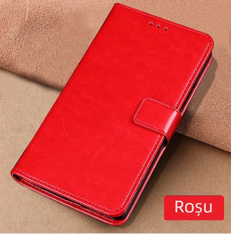 Carcasă din piele sintetică cu acoperire completă și suport pentru Xiaomi POCO F7 Ultra, X7 Pro și M6 Plus
