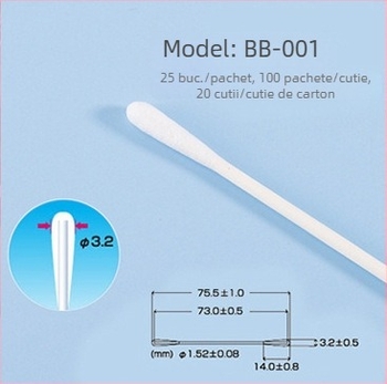 Seria BB - bețișoare din bumbac fără praf pentru purificare