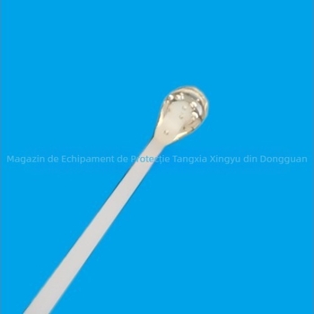 Xingmeng ESD tijă din oțel inoxidabil cu cap rotund albastru pentru curățarea prafului, cap din silicon pentru curățarea lentilelor, anti-static