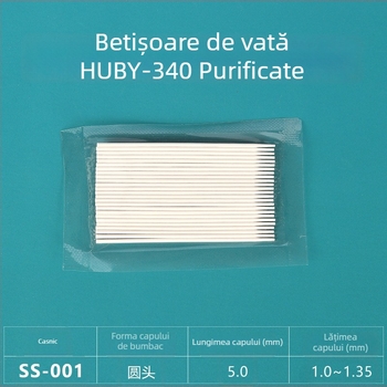 HUBY SS-001 Bețișor din bumbac purificat pentru curățare optică, anti-static, fără praf, stil Sanyo