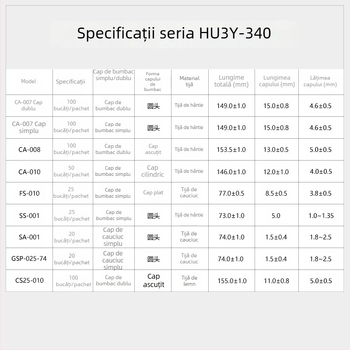 HUBY SS-001 Bețișor din bumbac purificat pentru curățare optică, anti-static, fără praf, stil Sanyo