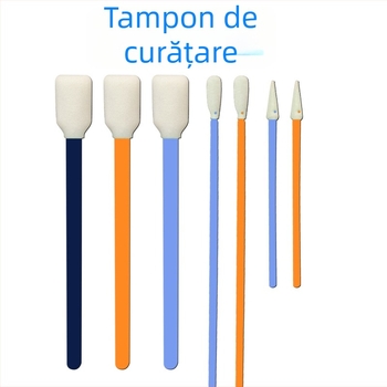 Bețișor de curățare a duzelor pentru imprimantă industrială inkjet, anti-static, burete absorbant ulei, portocaliu-roșu și albastru