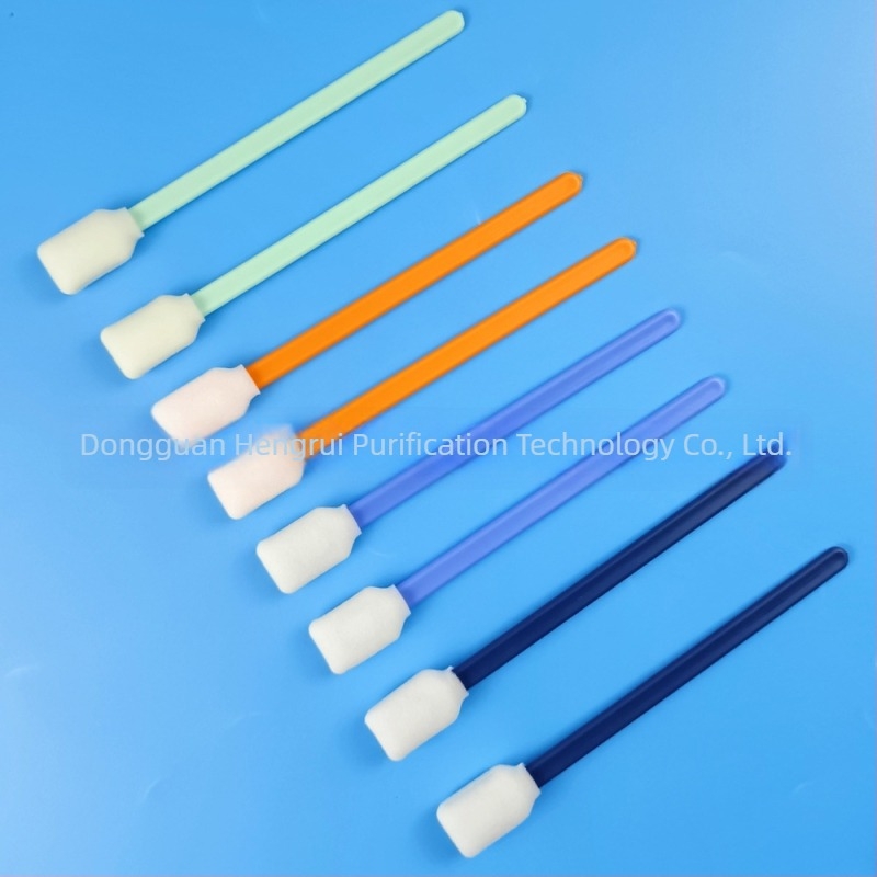 Bețișor de curățare a duzelor pentru imprimantă industrială inkjet, anti-static, burete absorbant ulei, portocaliu-roșu și albastru