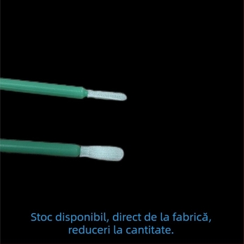 HX501B bețișor de bumbac cu cap textil, antistat, pentru purificare fără praf, de unică folosință
