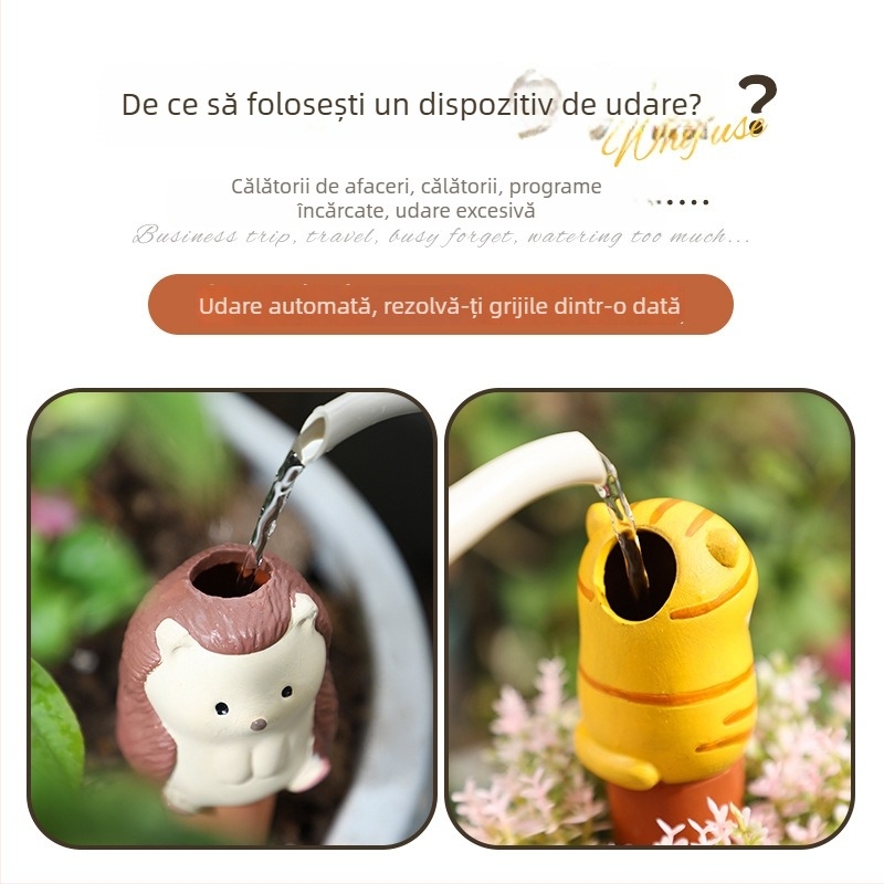 Dispozitiv automat de picurare pentru ghivece și balcon