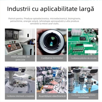 714 Tampoane de bumbac fără praf pentru curățarea lentilelor optice și a ecranelor LCD, bețe de curățare anti-static, 100 buc.