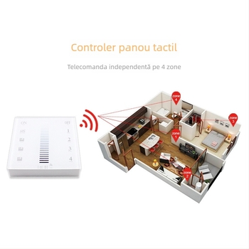 Dimer LED tactil, tip 86, pentru bandă LED monocromă