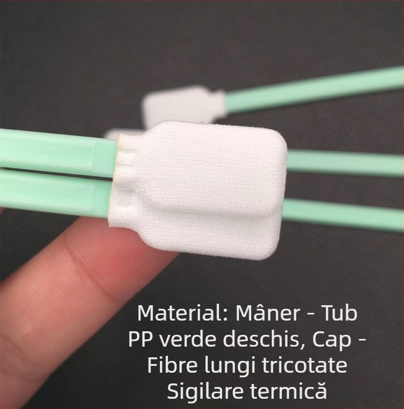 Tampon de curățare pentru obiectiv, fără praf, cu duză și cap de burete