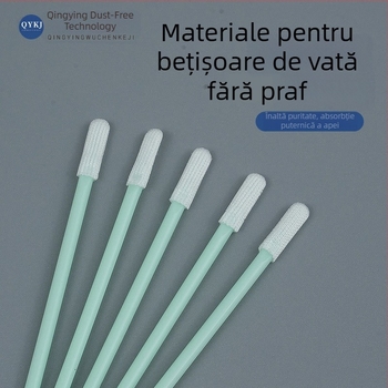 Tampoane de bumbac fără praf și bețișoare de curățare cu cap de material pentru capul de imprimantă 826B și lentile
