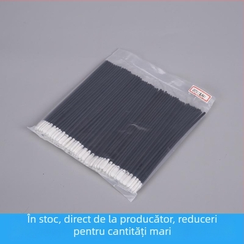 Hx857C Tijă neagră - tampon de curățare anticstatice industrial fără praf, bețișor de șters cu vârf electronic