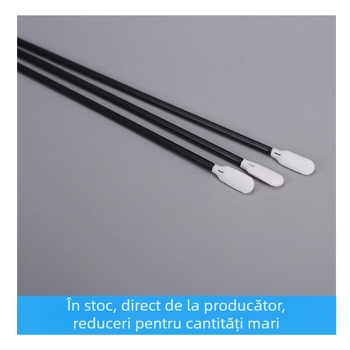 Hx857C Tijă neagră - tampon de curățare anticstatice industrial fără praf, bețișor de șters cu vârf electronic